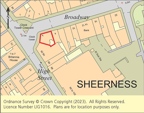 Lot: 75 - FREEHOLD VACANT BUILDING WITH RETAIL PREMISES AND POTENTIAL FOR CONVERSION OF UPPER FLOORS -
